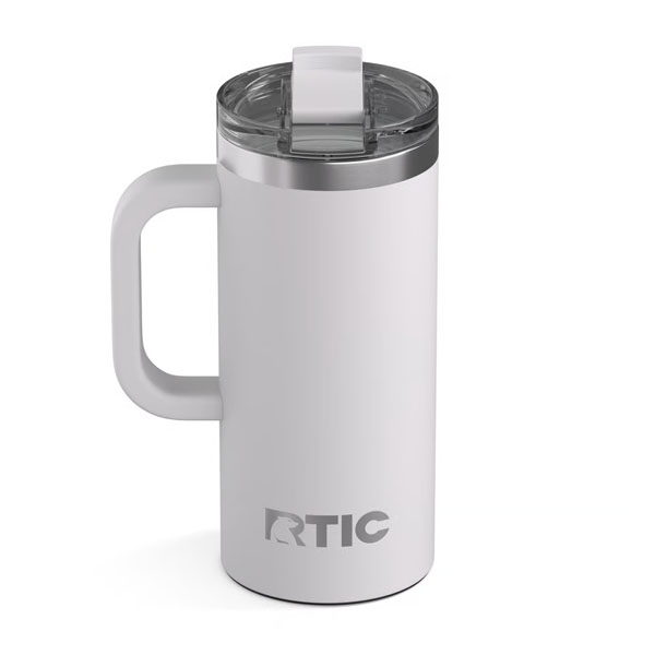 RTIC For Outdoor Road Trip Travel Mug - Cool Grey - Image 5