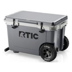 RTIC Insulated 52 QT Ultra-Light Wheeled Cooler - Dark Grey & Cool Grey