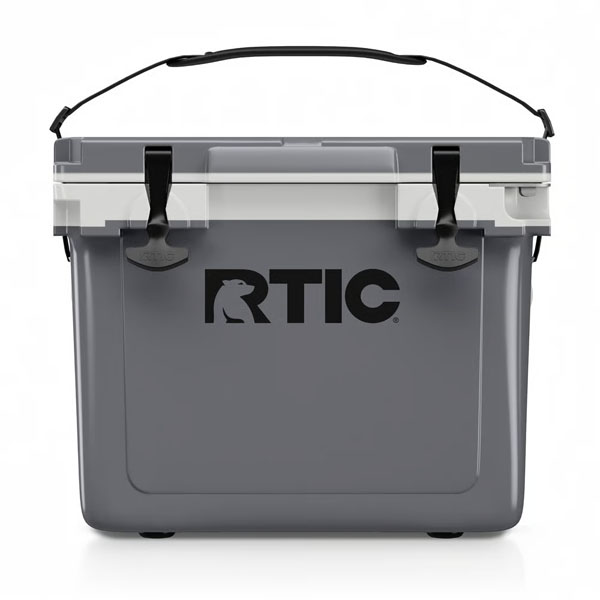 RTIC Insulated 22 QT Ultra-Light Cooler - Dark Grey & Cool Grey - Image 2