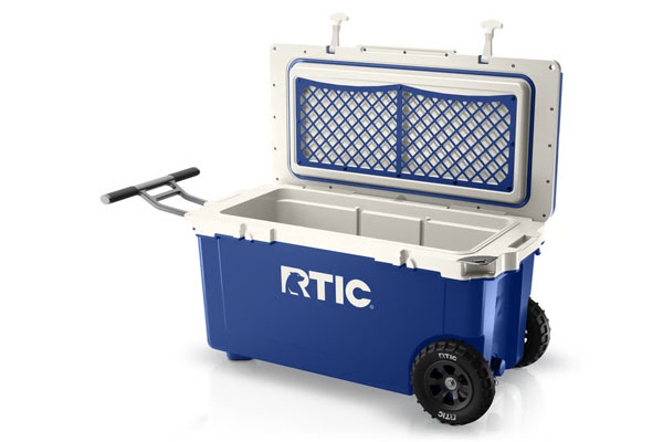 RTIC For Outdoor 72 QT Ultra-Light Wheeled Cooler - Cobalt & White - Image 4