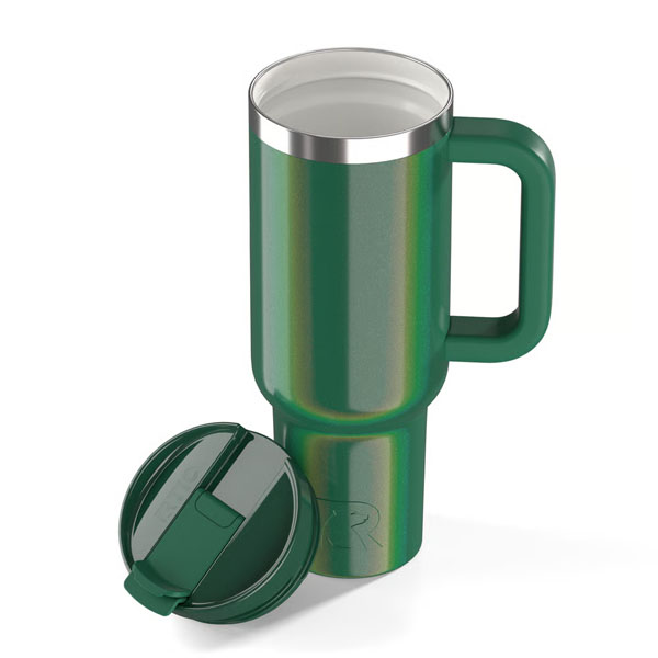 RTIC For Outdoor Road Trip Tumbler - Pine Tree Glitter - Image 4