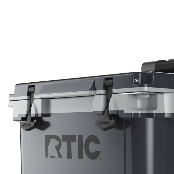 RTIC Insulated 22 QT Ultra-Light Wheeled Cooler - Dark Grey & Cool Grey - Image 10