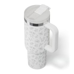 Alternative view of RTIC For Outdoor Road Trip Tumbler -  White Magnolias