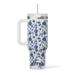 RTIC For Outdoor Road Trip Tumbler - Blue Bouquet