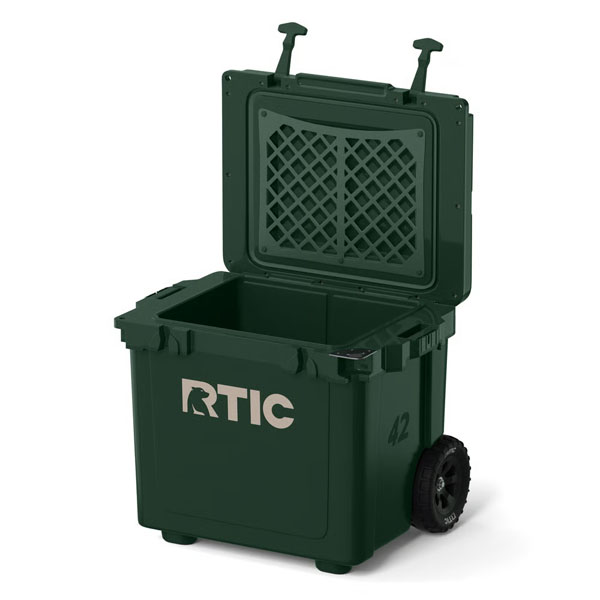 RTIC For Outdoor 42 QT Ultra-Light Wheeled Cooler - Dark Pine - Image 4