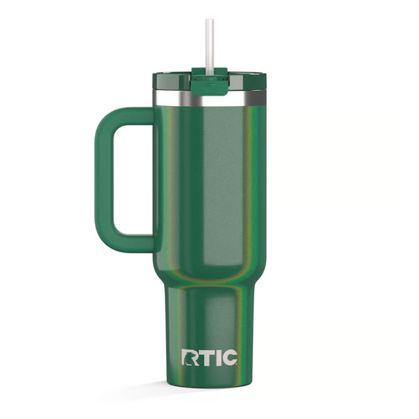 RTIC For Outdoor Road Trip Tumbler - Pine Tree Glitter