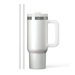 Alternative view of RTIC For Outdoor Road Trip Tumbler - White Glitter