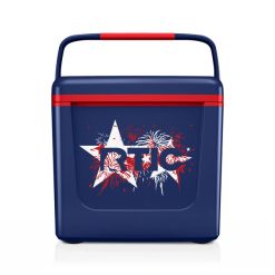 Alternative view of RTIC Insulated 8 QT Road Trip Personal Cooler - Fireworks