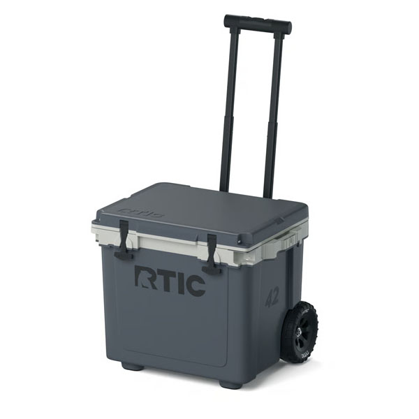 RTIC Insulated 42 QT Ultra-Light Wheeled Cooler - Dark Grey & Cool Grey - Image 13