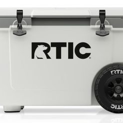 Alternative view of RTIC Insulated 52 QT Ultra-Light Wheeled Cooler - White & Grey