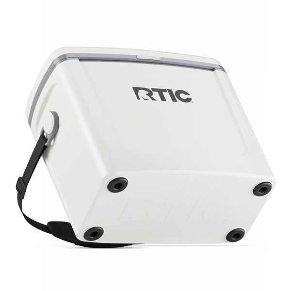RTIC For Outdoor 16 QT Road Trip Cooler - White & Grey - Image 6