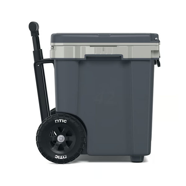 RTIC Insulated 42 QT Ultra-Light Wheeled Cooler - Dark Grey & Cool Grey - Image 4