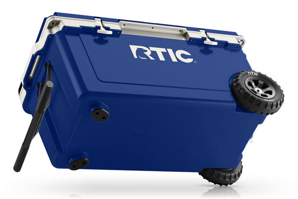 RTIC For Outdoor 72 QT Ultra-Light Wheeled Cooler - Cobalt & White - Image 5