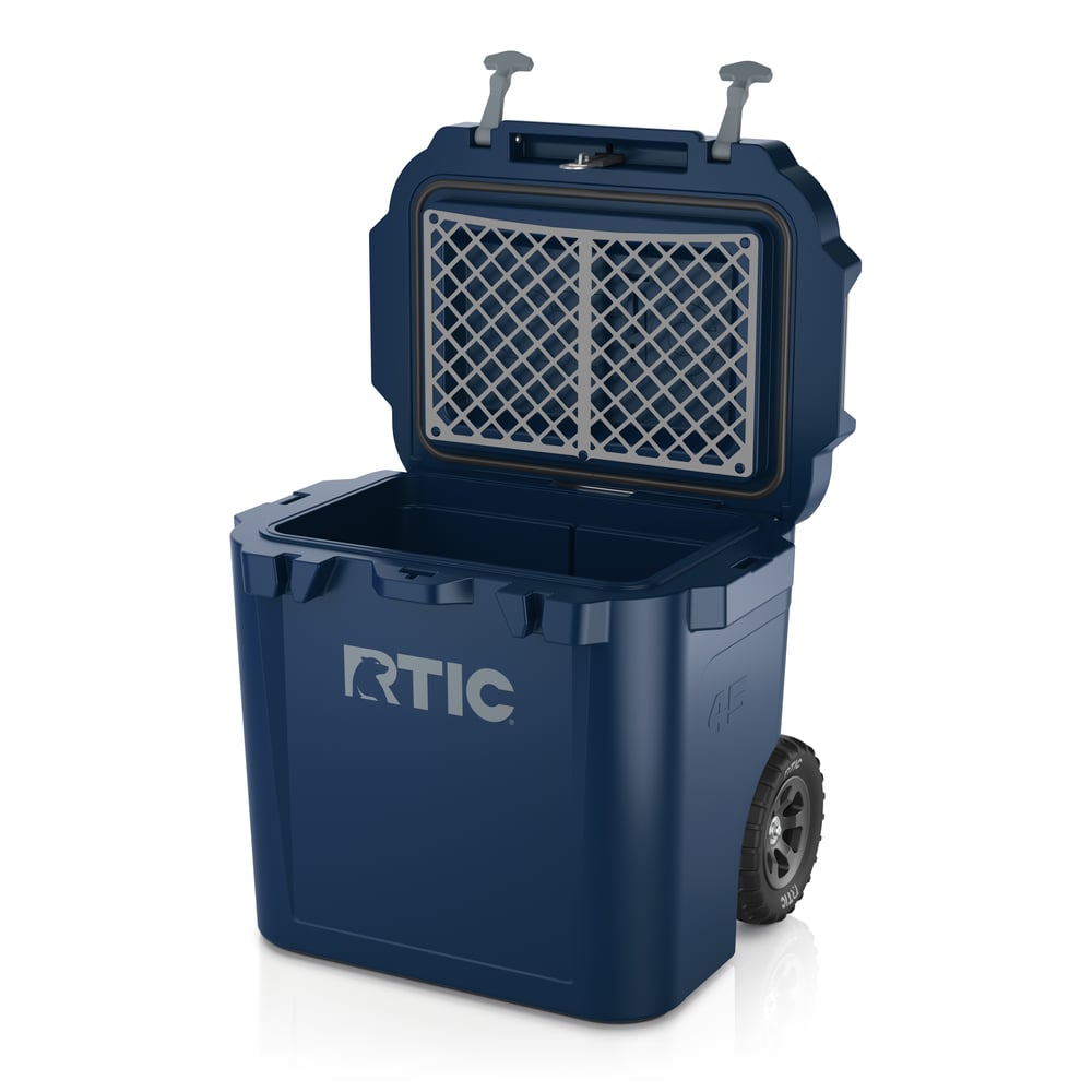 RTIC For Outdoor 45 QT Ultra-Tough Wheeled Cooler - Navy - Image 3
