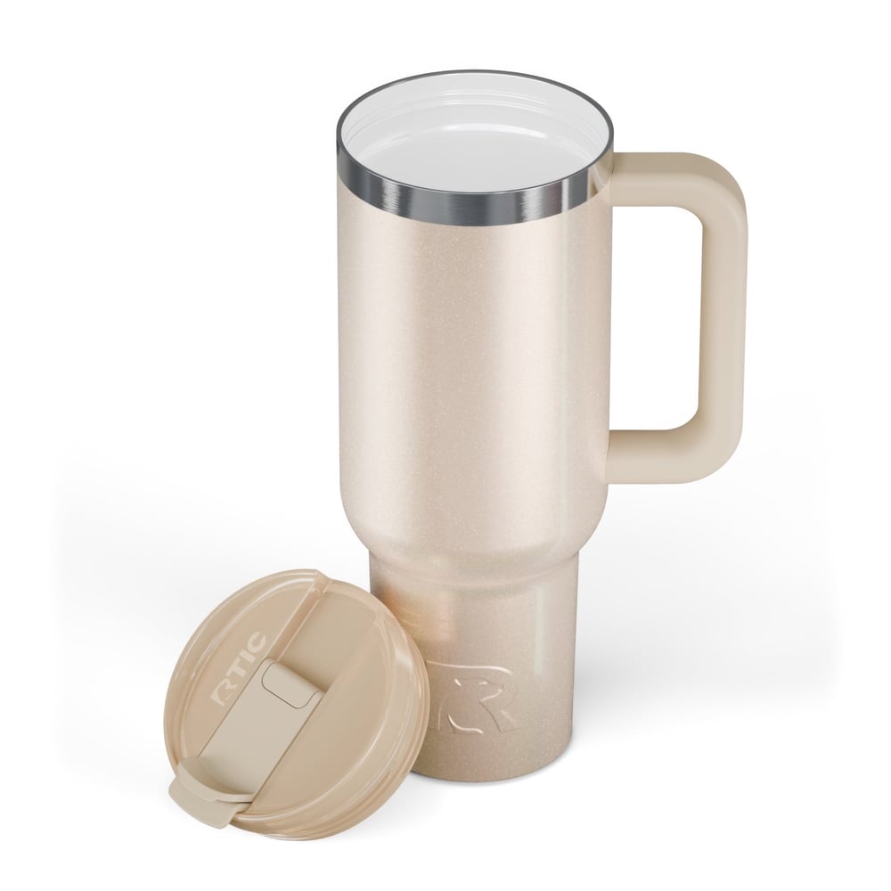 RTIC For Outdoor Road Trip Tumbler - Beach Glitter - Image 3