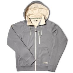 Alternative view of RTIC For Outdoor Men's Water-Repellent Full-Zip Hoodie-Granite