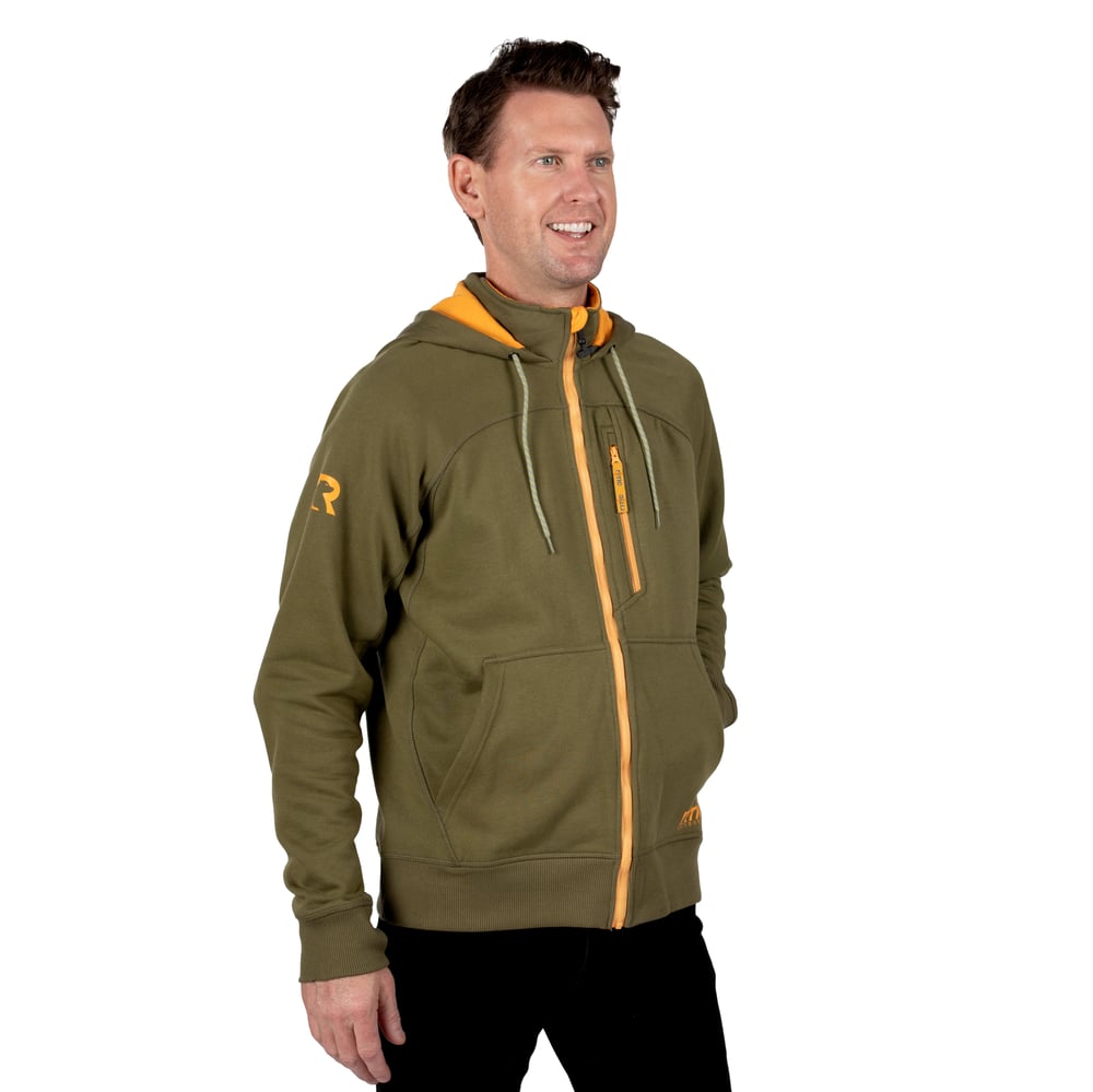 RTIC For Outdoor Men's Water-Repellent Full-Zip Hoodie-Navy - Image 6