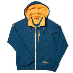 Alternative view of RTIC For Outdoor Men's Water-Repellent Full-Zip Hoodie-Navy