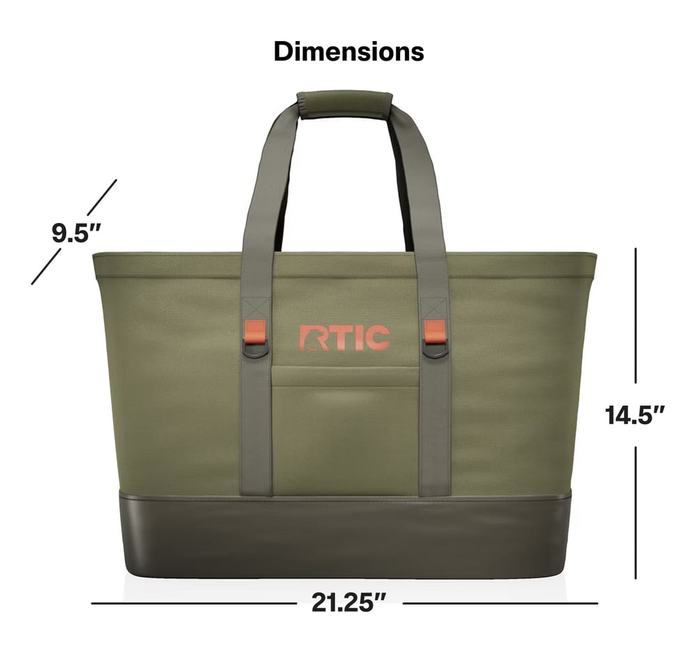 RTIC For Outdoor Everyday For Outdoor Tote Bag - Smoke - Image 6