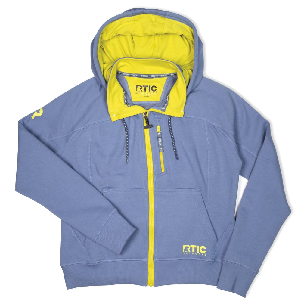 RTIC For Outdoor Women's Water-Repellent Full-Zip Hoodie-Cobalt - Image 2