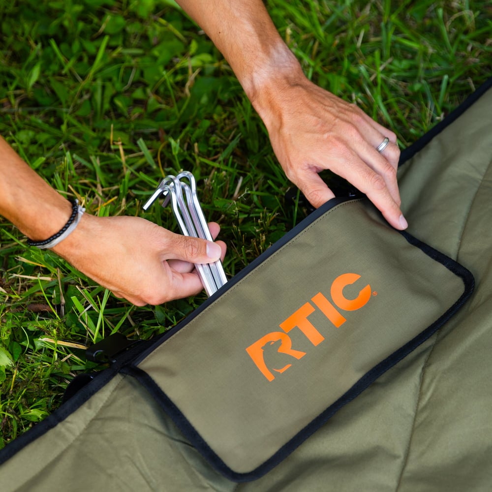 RTIC For Outdoor Anywhere Blanket - Lake Blue - Image 8