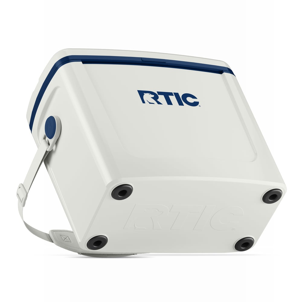 RTIC For Outdoor 16 QT Road Trip Cooler - Cool Grey & Navy - Image 6