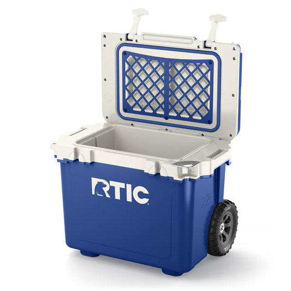 RTIC For Outdoor 22 QT Ultra-Light Wheeled Cooler - Cobalt & White - Image 3