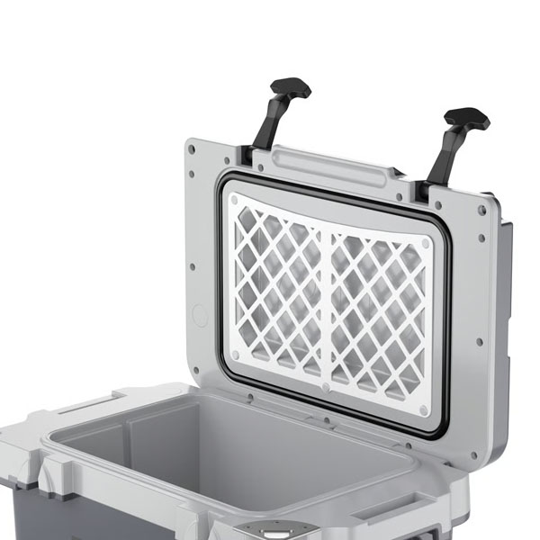RTIC Insulated 22 QT Ultra-Light Wheeled Cooler - Dark Grey & Cool Grey - Image 7
