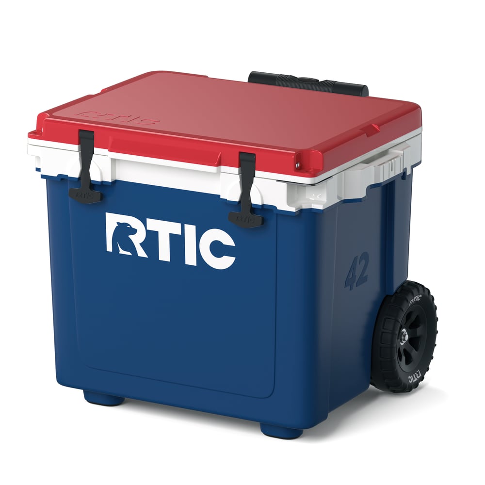 RTIC For Outdoor 42 QT Ultra-Light Wheeled Cooler - Patriot