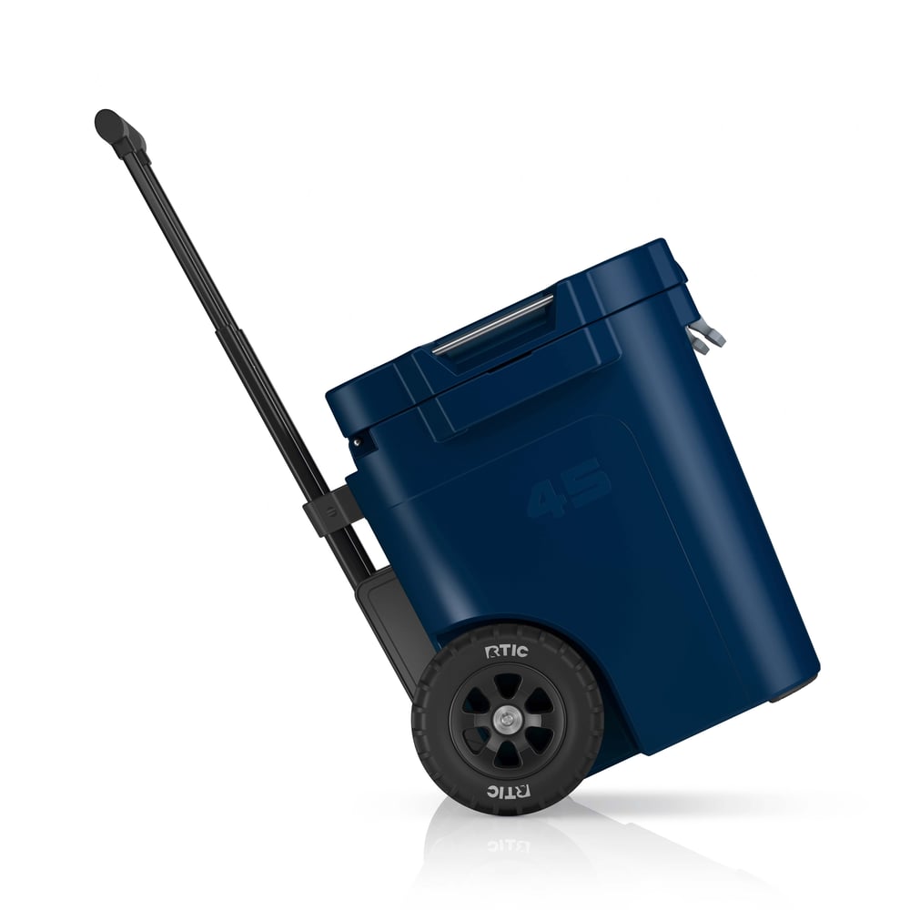 RTIC For Outdoor 45 QT Ultra-Tough Wheeled Cooler - Navy - Image 4
