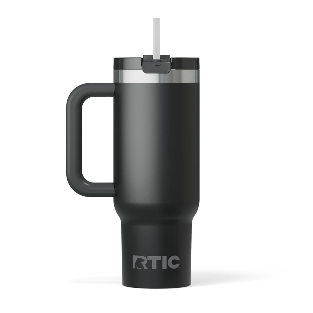 RTIC For Outdoor Road Trip Tumbler - Black