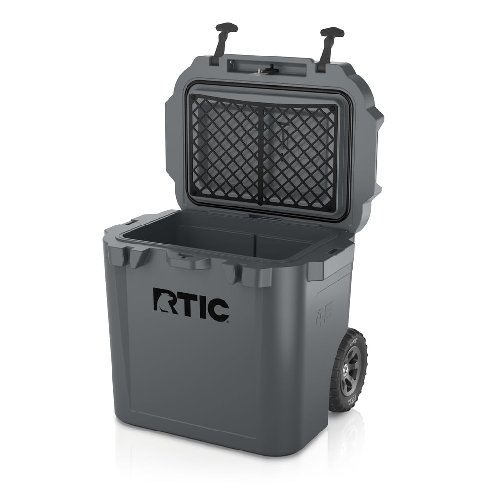 RTIC For Outdoor 45 QT Ultra-Tough Wheeled Cooler - Dark Grey - Image 3