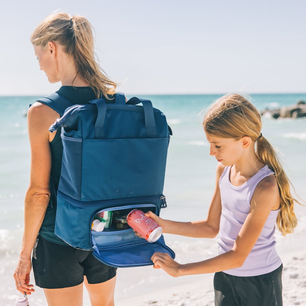 RTIC For Outdoor 2-in-1 Chillout Backpack - Navy & Denim - Image 15