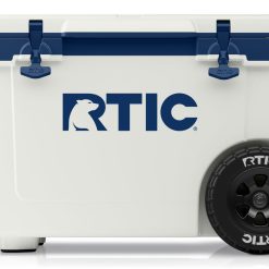 Alternative view of RTIC Insulated 52 QT Ultra-Light Wheeled Cooler - Cool Grey & Navy