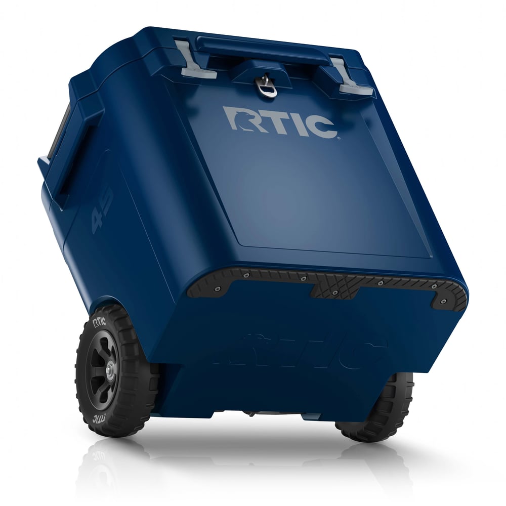 RTIC For Outdoor 45 QT Ultra-Tough Wheeled Cooler - Navy - Image 6
