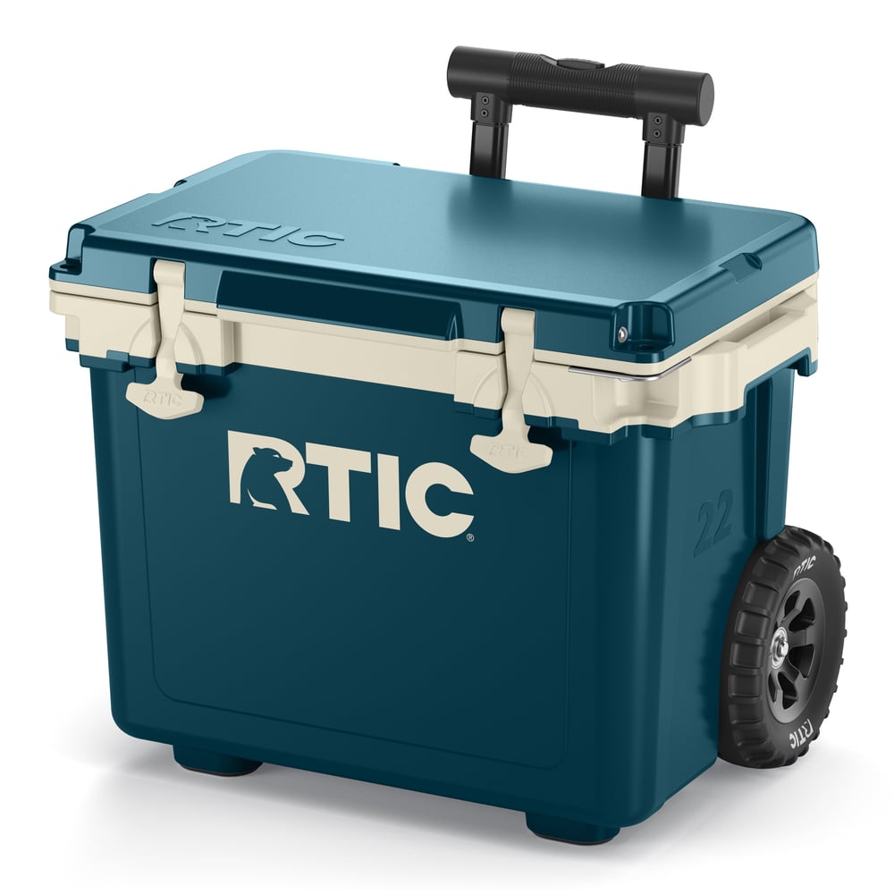 RTIC For Outdoor 22 QT Ultra-Light Wheeled Cooler - Marine/Canvas