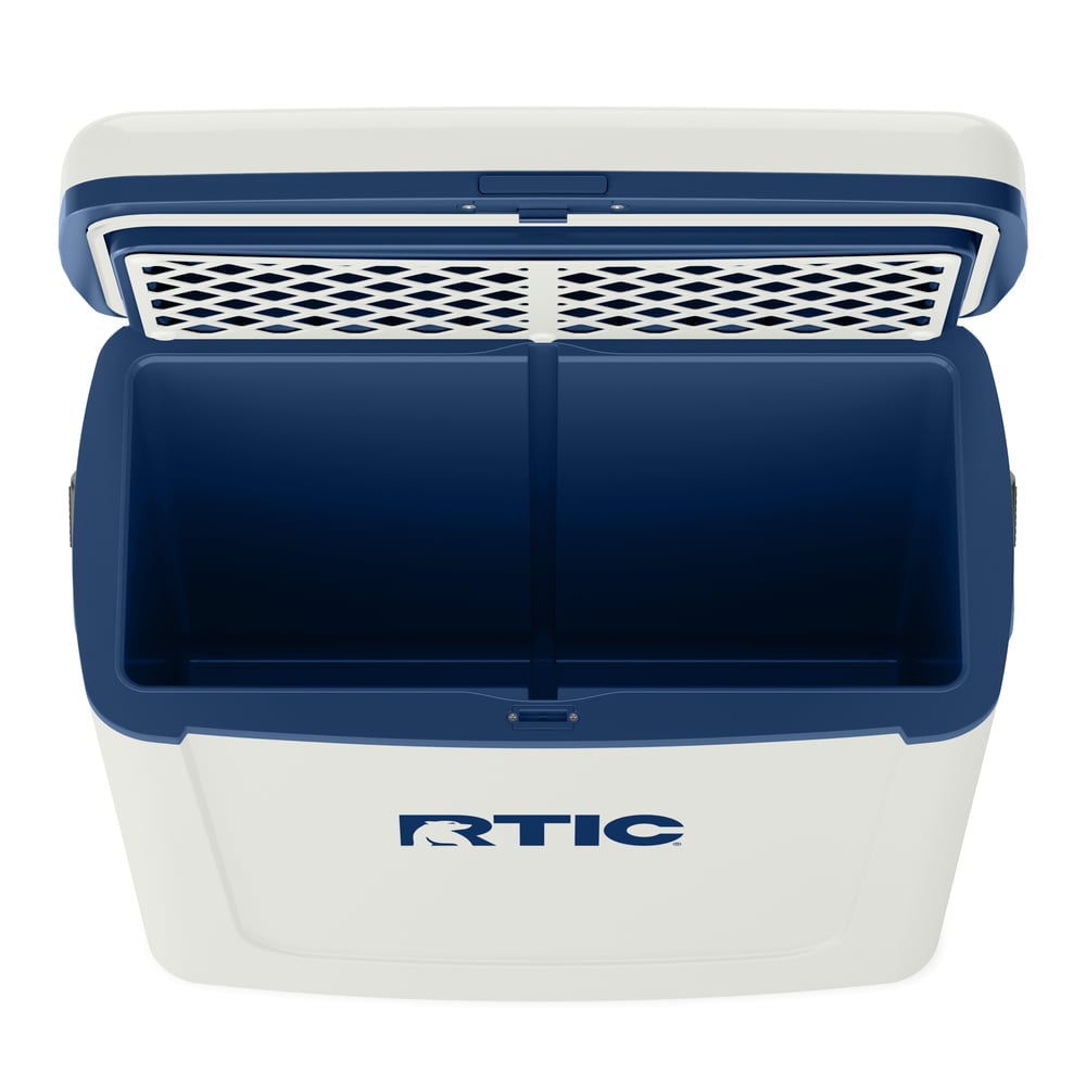 RTIC For Outdoor 16 QT Road Trip Cooler - Cool Grey & Navy - Image 5