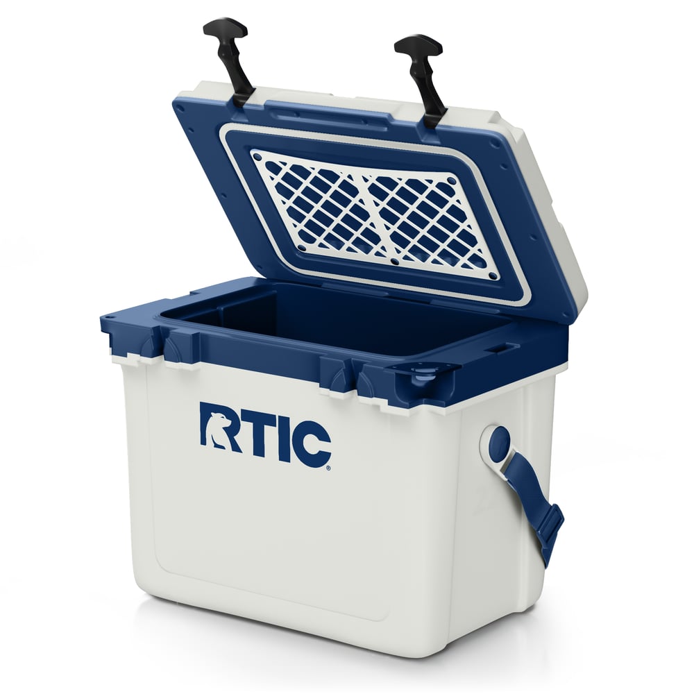 RTIC For Outdoor 22 QT Ultra-Light Cooler - Cool Grey & Navy - Image 3