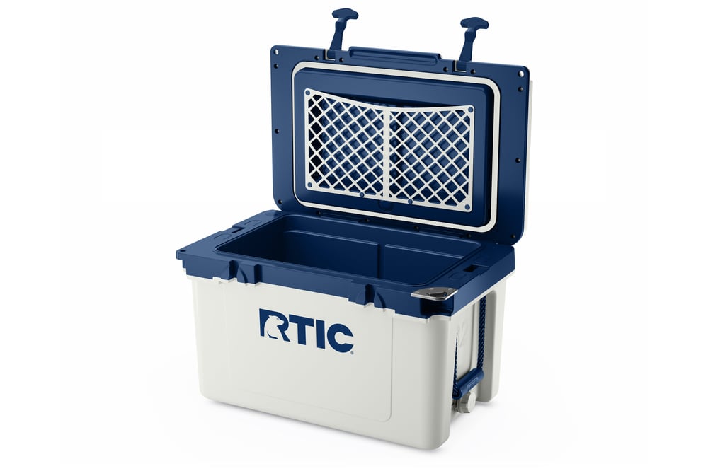 RTIC For Outdoor 32 QT Ultra-Light Cooler - Cool Grey & Navy - Image 3