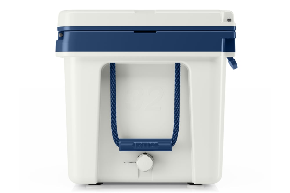 RTIC For Outdoor 32 QT Ultra-Light Cooler - Cool Grey & Navy - Image 4