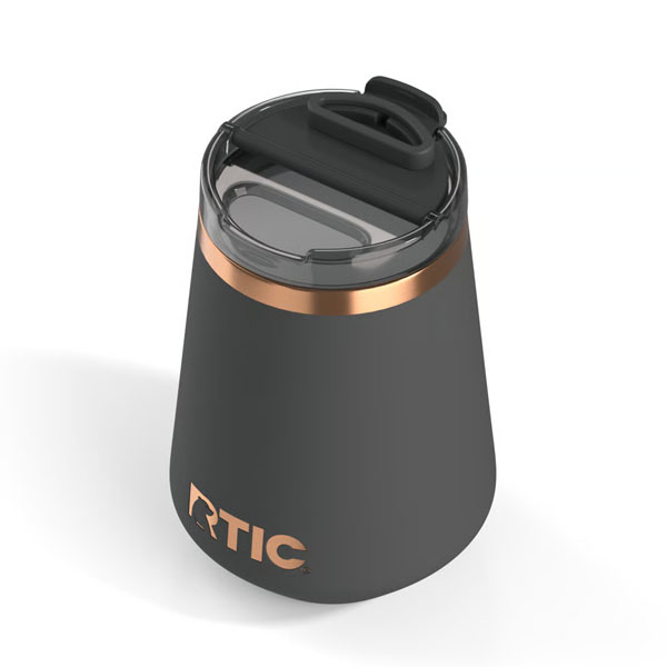 RTIC For Outdoor 12oz Happy Hour Wine Tumbler - Light Black - Image 5