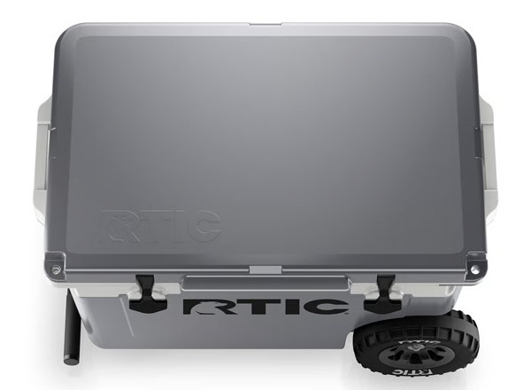 RTIC For Outdoor 52 QT Ultra-Light Wheeled Cooler - Dark Grey & Cool Grey - Image 6