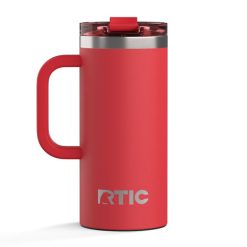 RTIC For Outdoor Road Trip Travel Mug - Flag Red