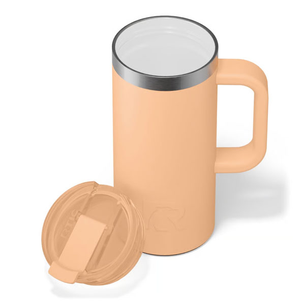 RTIC For Outdoor Road Trip Travel Mug - Peach Tea - Image 3