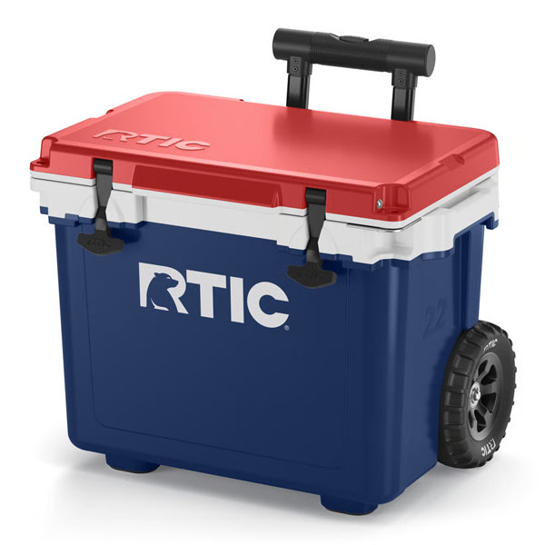 RTIC Insulated 22 QT Ultra-Light Wheeled Cooler - Patriot