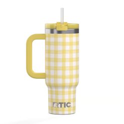 RTIC For Outdoor Road Trip Tumbler - Sunlight Gingham