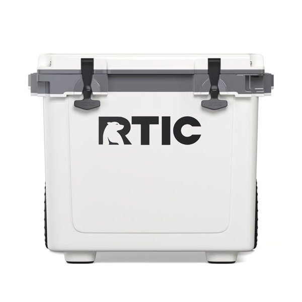 RTIC Insulated 42 QT Ultra-Light Wheeled Cooler - White & Grey - Image 2