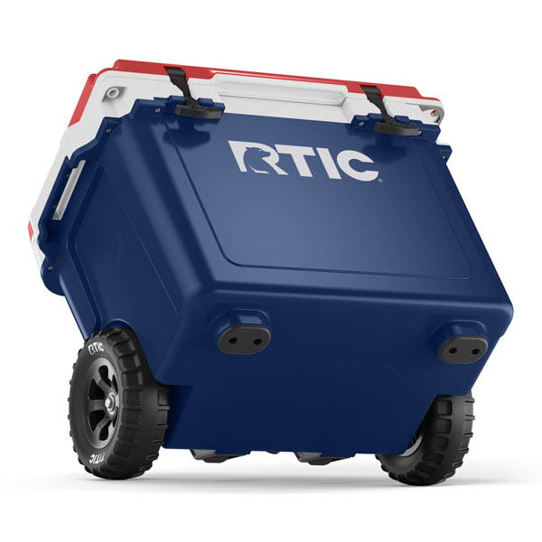RTIC Insulated 22 QT Ultra-Light Wheeled Cooler - Patriot - Image 5