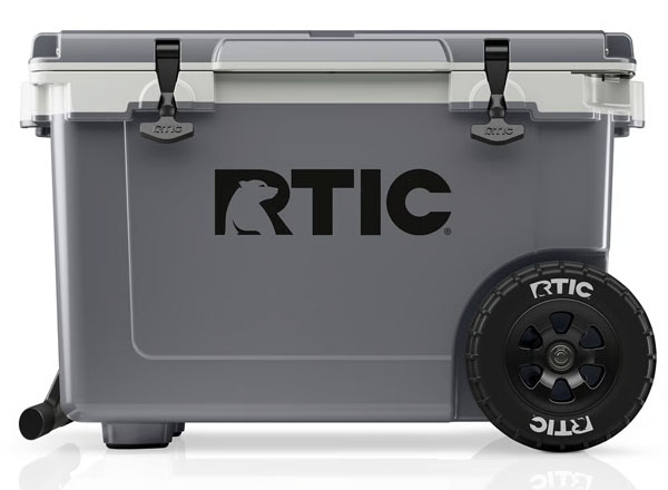 RTIC For Outdoor 52 QT Ultra-Light Wheeled Cooler - Dark Grey & Cool Grey - Image 2