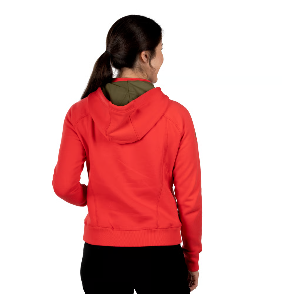 RTIC For Outdoor Women's Water-Repellent Full-Zip Hoodie-Scarlet - Image 4